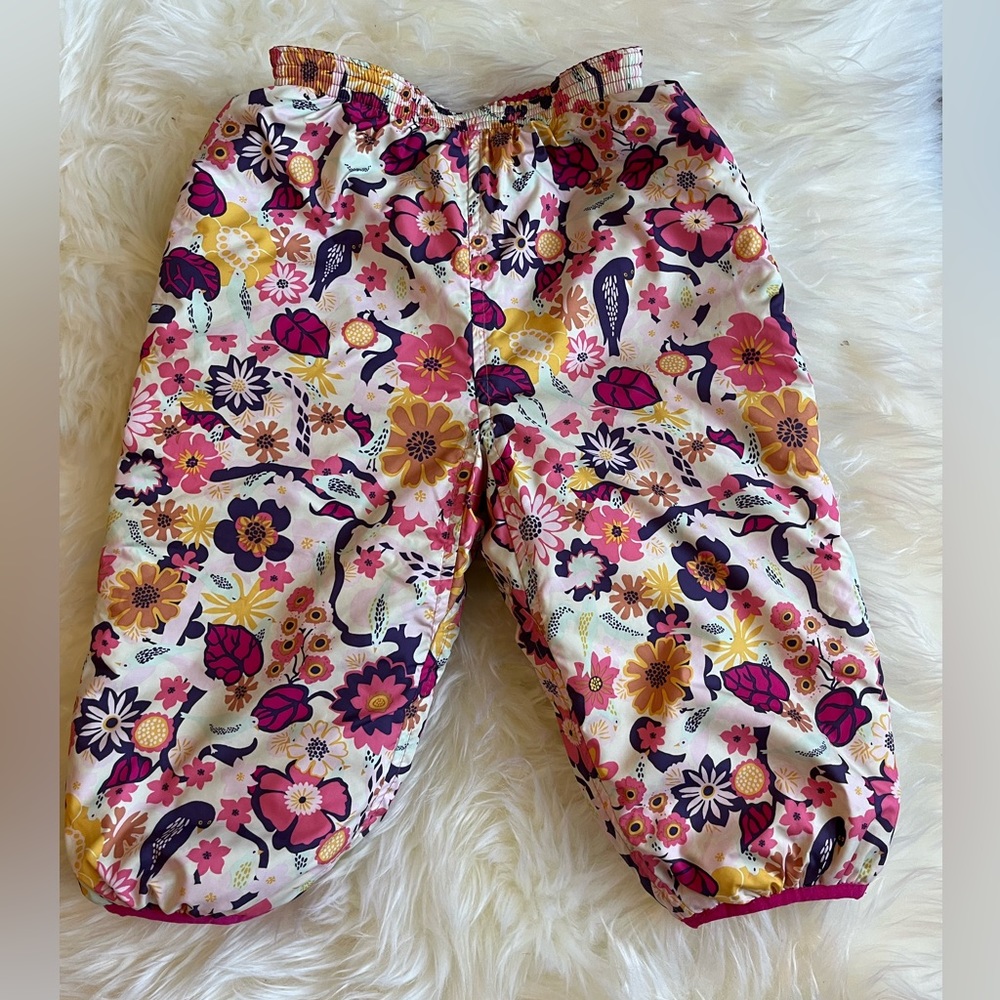 Patagonia Reversible Puff Ball Snow Pants 12-18 months